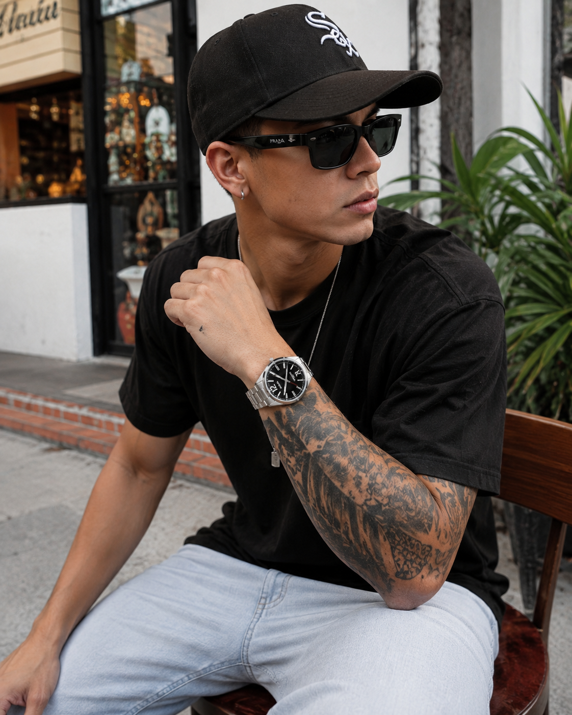 Reloj Casio Hombre Original – Plateado Fondo Negro