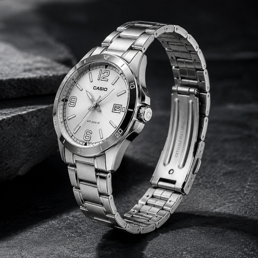 Reloj Casio Hombre Original – Plateado