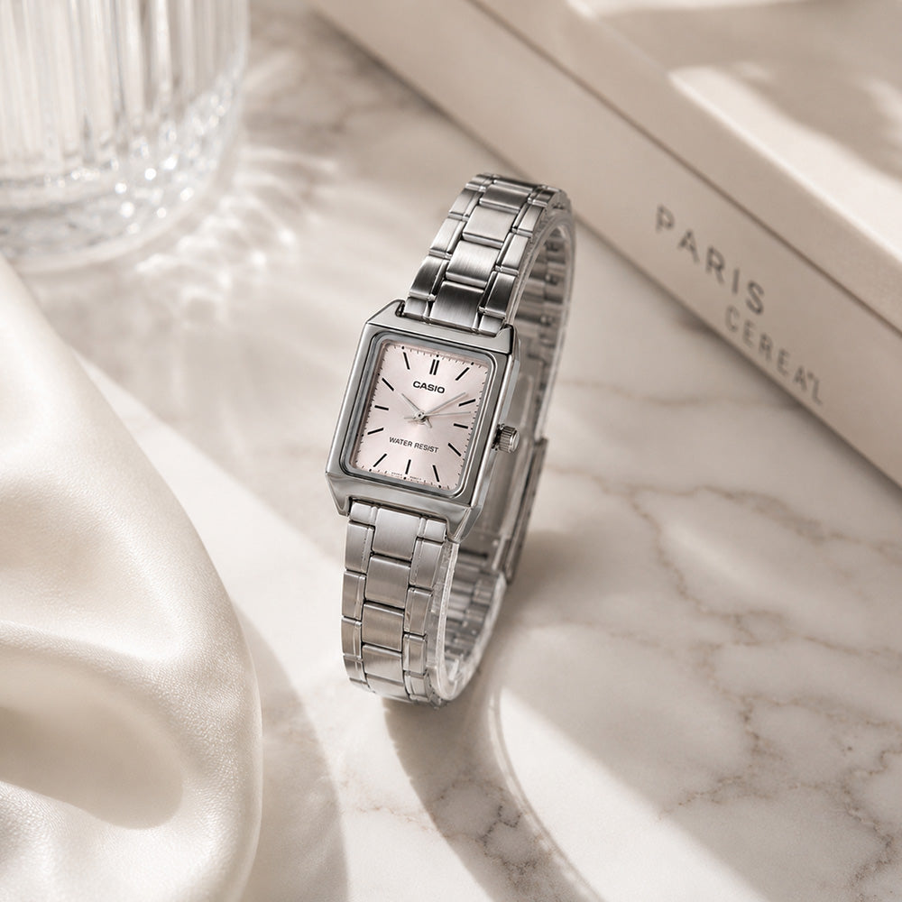 Reloj Casio Mujer Original – Plateado