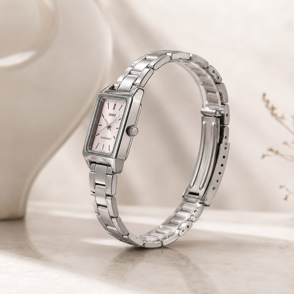 Reloj Casio Mujer Original – Plateado