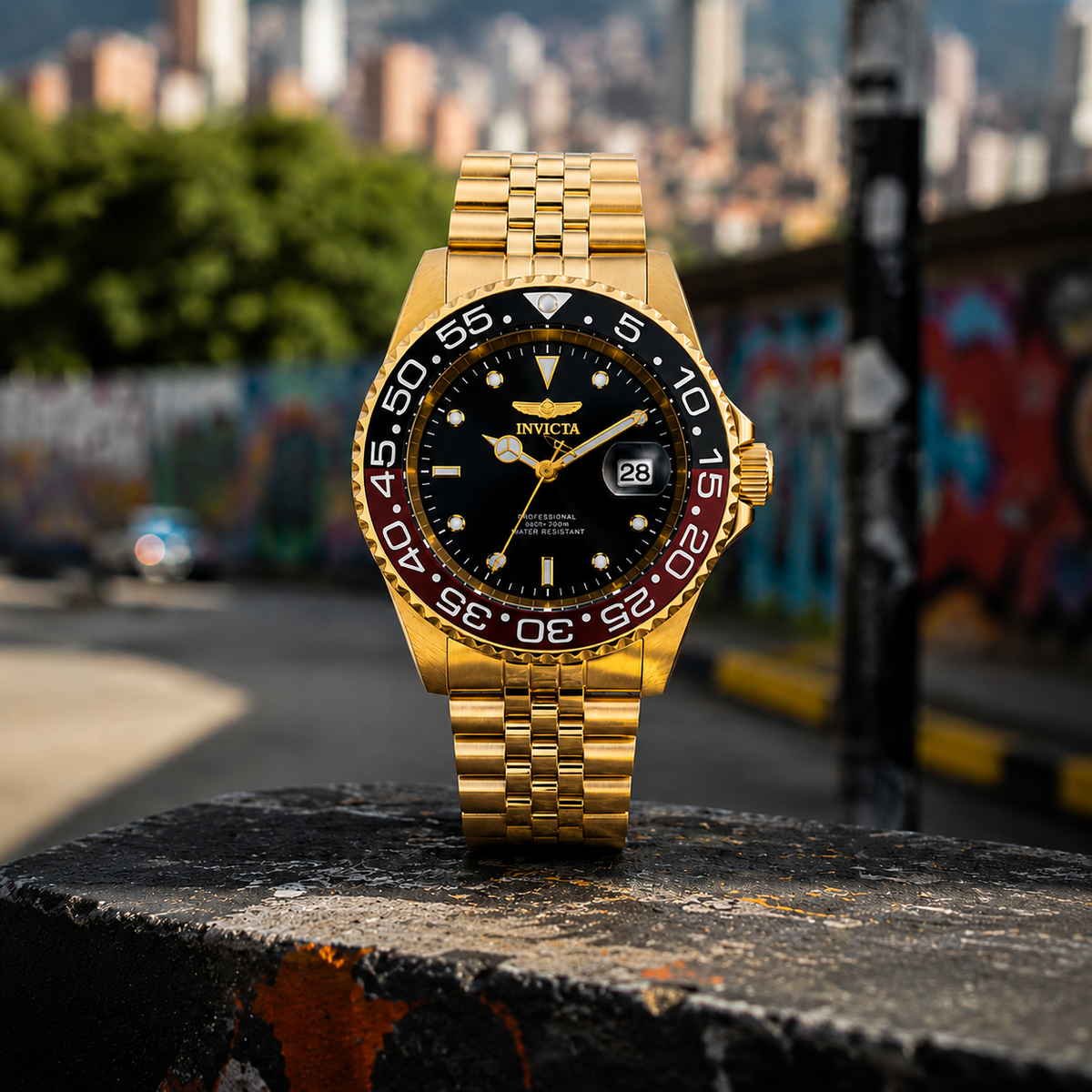 Invicta Pro Diver Dorado – Contraste Que Se Nota