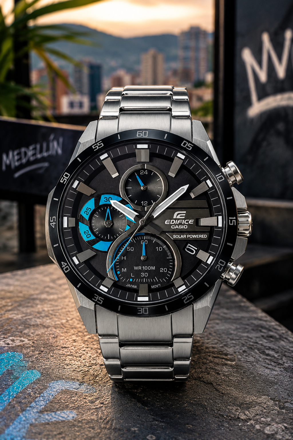 Casio Edifice Blue Detail – Deportivo-Elegante