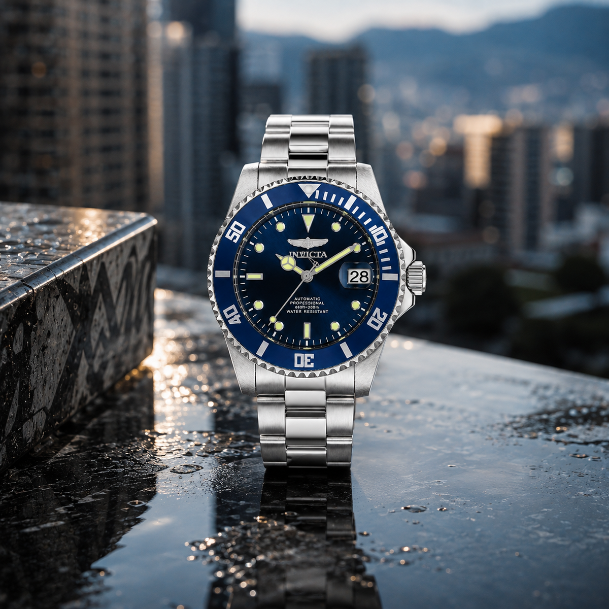 Invicta Pro Diver Azul – Compacto pero Con Power