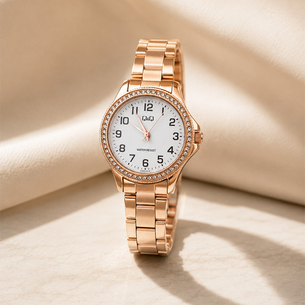 Reloj Q&Q Mujer Original – Oro rosa