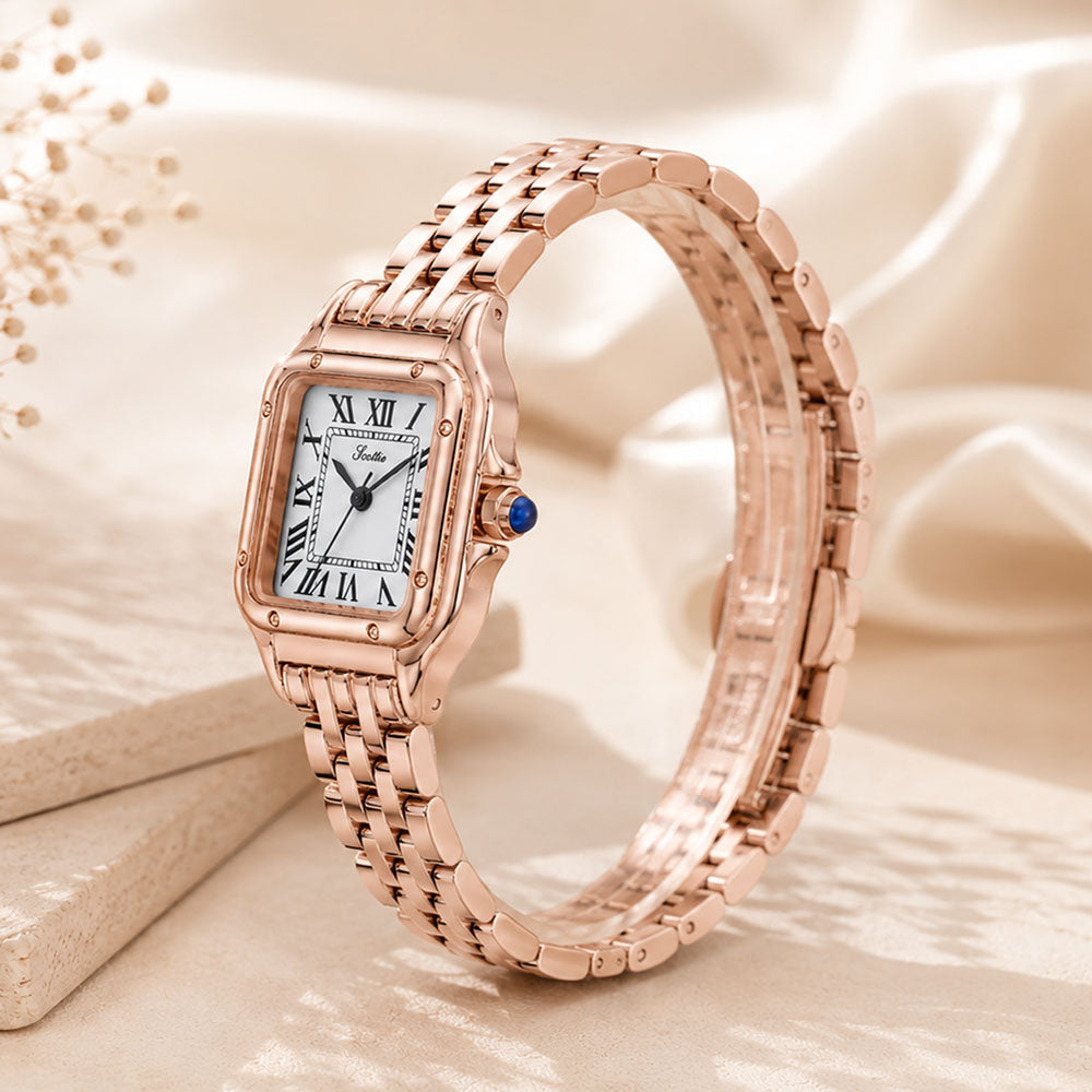 Reloj Scottie Original – Rome – Rosa con Tablero Blanco