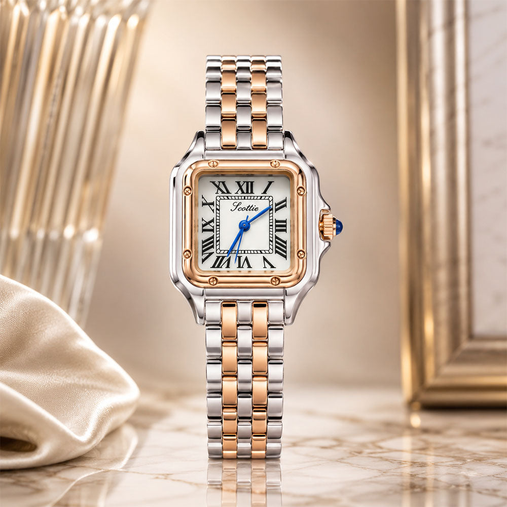 Reloj Scottie Original – Santos – Bicolor Dorado (Plateado + Dorado)