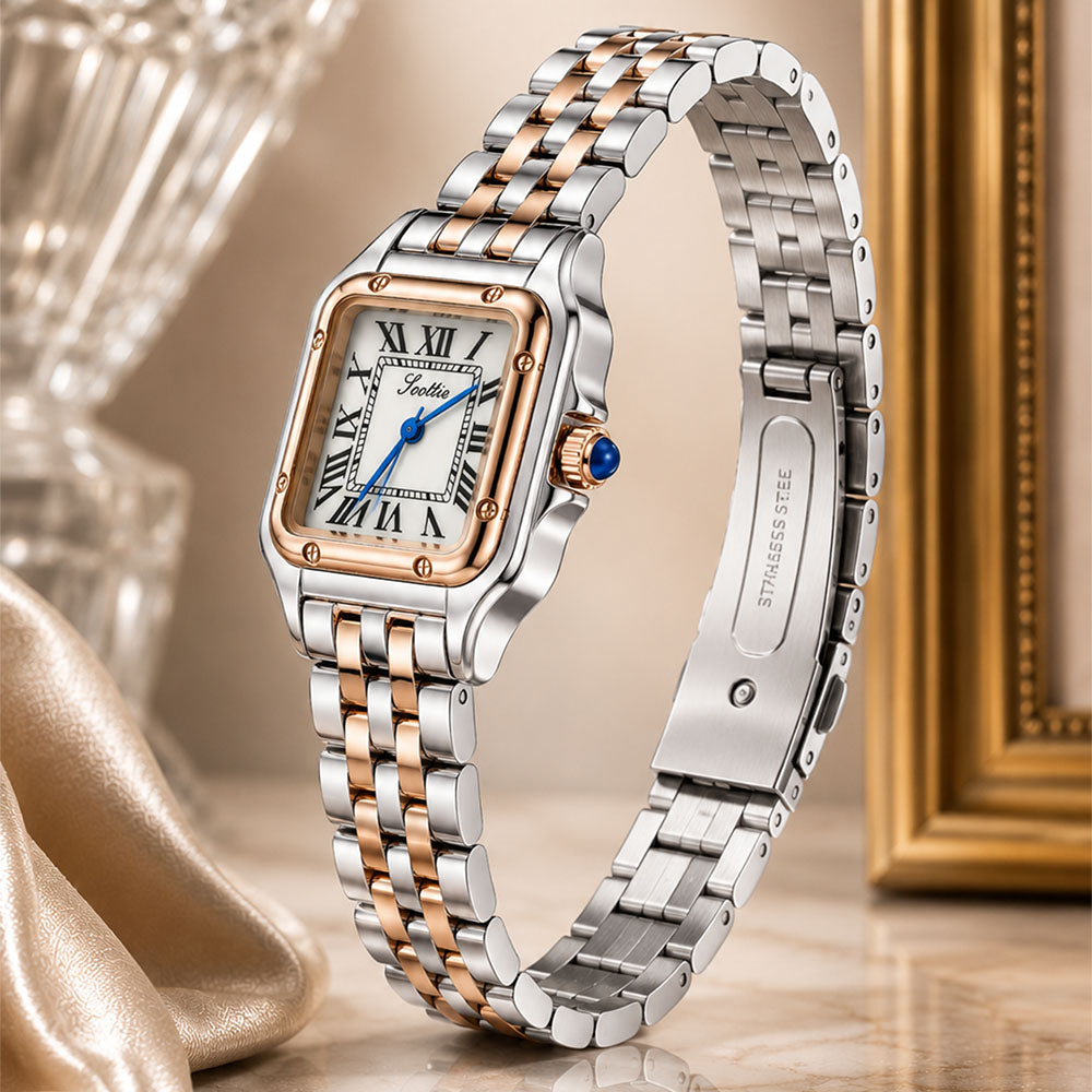 Reloj Scottie Original – Santos – Bicolor Dorado (Plateado + Dorado)
